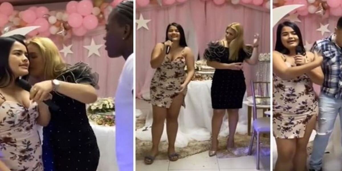 Video: le organizó una fiesta de cumpleaños a su madre y la escrachó por "robarle" el novio | Redes