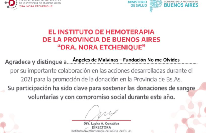 Realizaron una jornada de donación de sangre en el marco de los 40 años de Malvinas | Información General