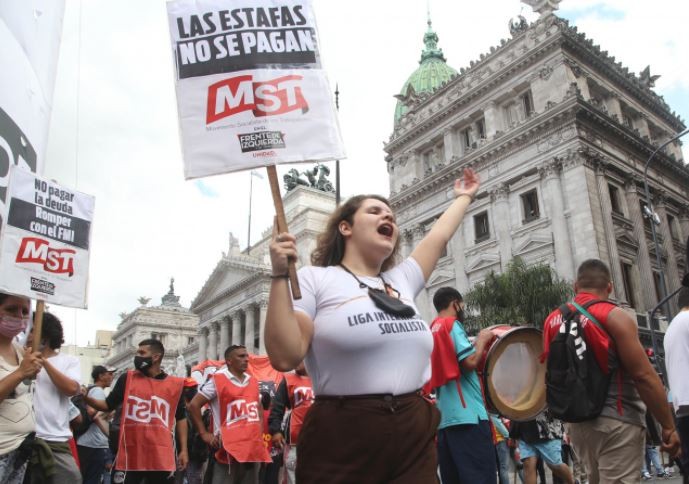 La izquierda vuelve a movilizar al Congreso en repudio al acuerdo con el FMI | Nacionales