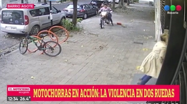 Video: El ataque de las motochorras armadas en Rosario | Policiales