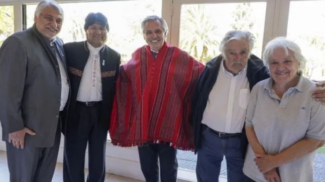 El Presidente celebró su cumpleaños junto a Evo Morales, Lugo y Mujica: "Gracias por tanto afecto y compromiso" | Nacionales