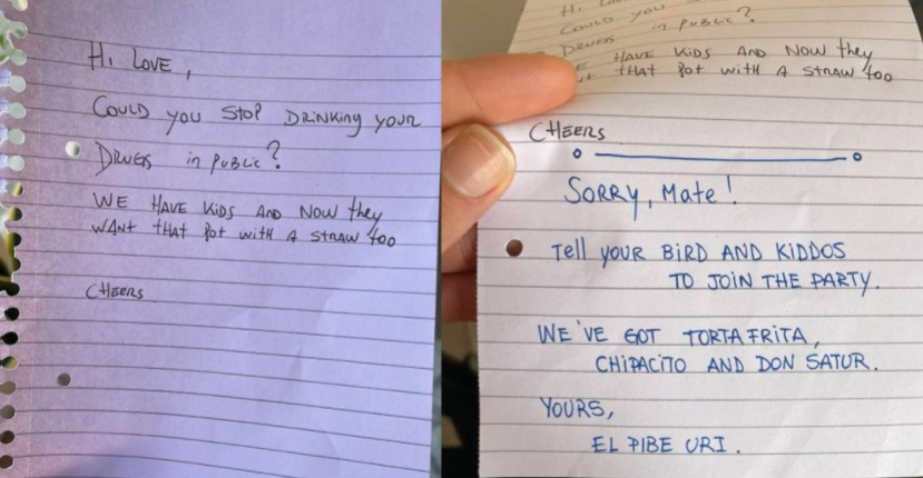 Lo increparon en Inglaterra por tomar mate y su respuesta se hizo viral | Redes