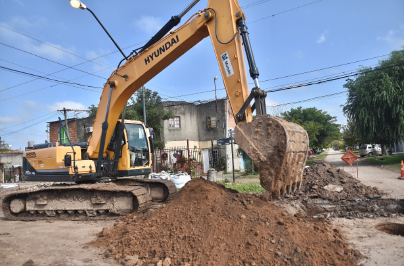 La ciudad dio inicio a una obra de desagüe clave para barrio Acería | Noticias