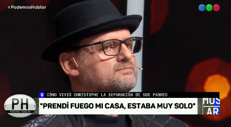 La dura infancia de Christophe Krywonis: "Prendí fuego mi casa porque estaba muy solo" | Espectaculos