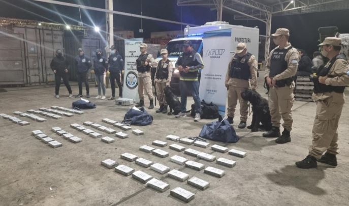 Decomisan más de 78 kilos de cocaína ocultos en un buque que tenía como destino Europa | Nacionales