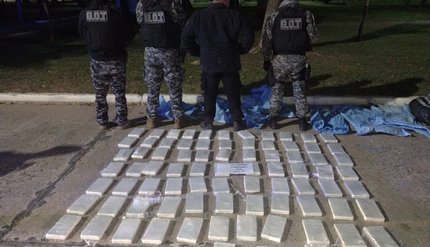 Encontraron más de 80 kilos de cocaína en la zona rural de Molina | Noticias