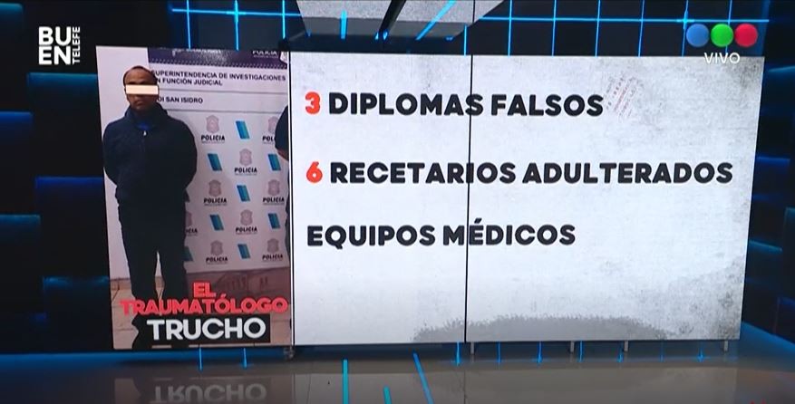 Médico trucho: Se hacía pasar por traumatólogo y atendía en un consultorio bien equipado en su casa | Nacionales
