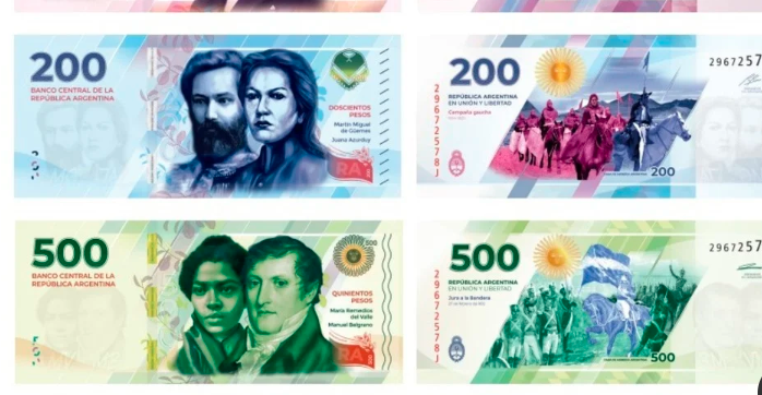 El Gobierno presentó los nuevos billetes: que prócer irá en cada uno | Nacionales