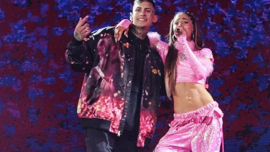 Llamativa reacción de L-Gante en el concierto de Tini Stoessel | Espectaculos