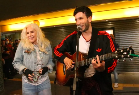 Video: el show sorpresivo de Susana Giménez y Sebastián Yatra en el subte porteño | Espectaculos