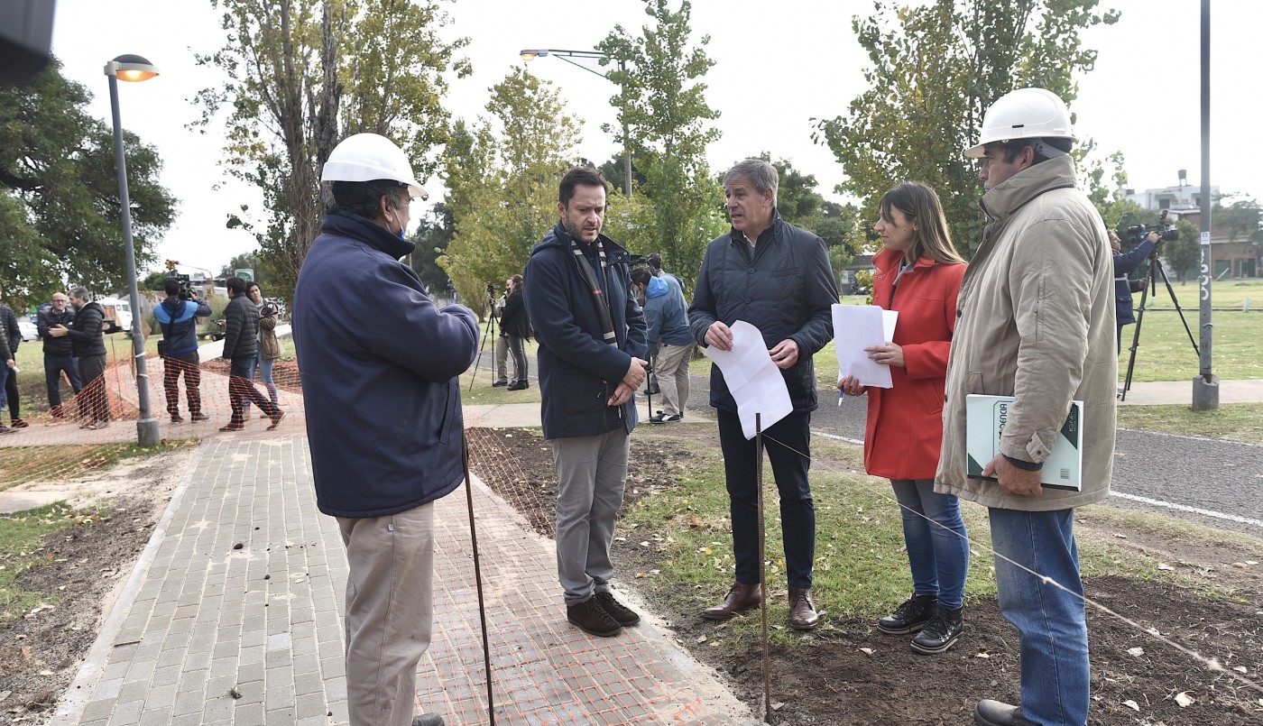 Jatón recorrió las obras que se realizan en el Parque Federal | Información General