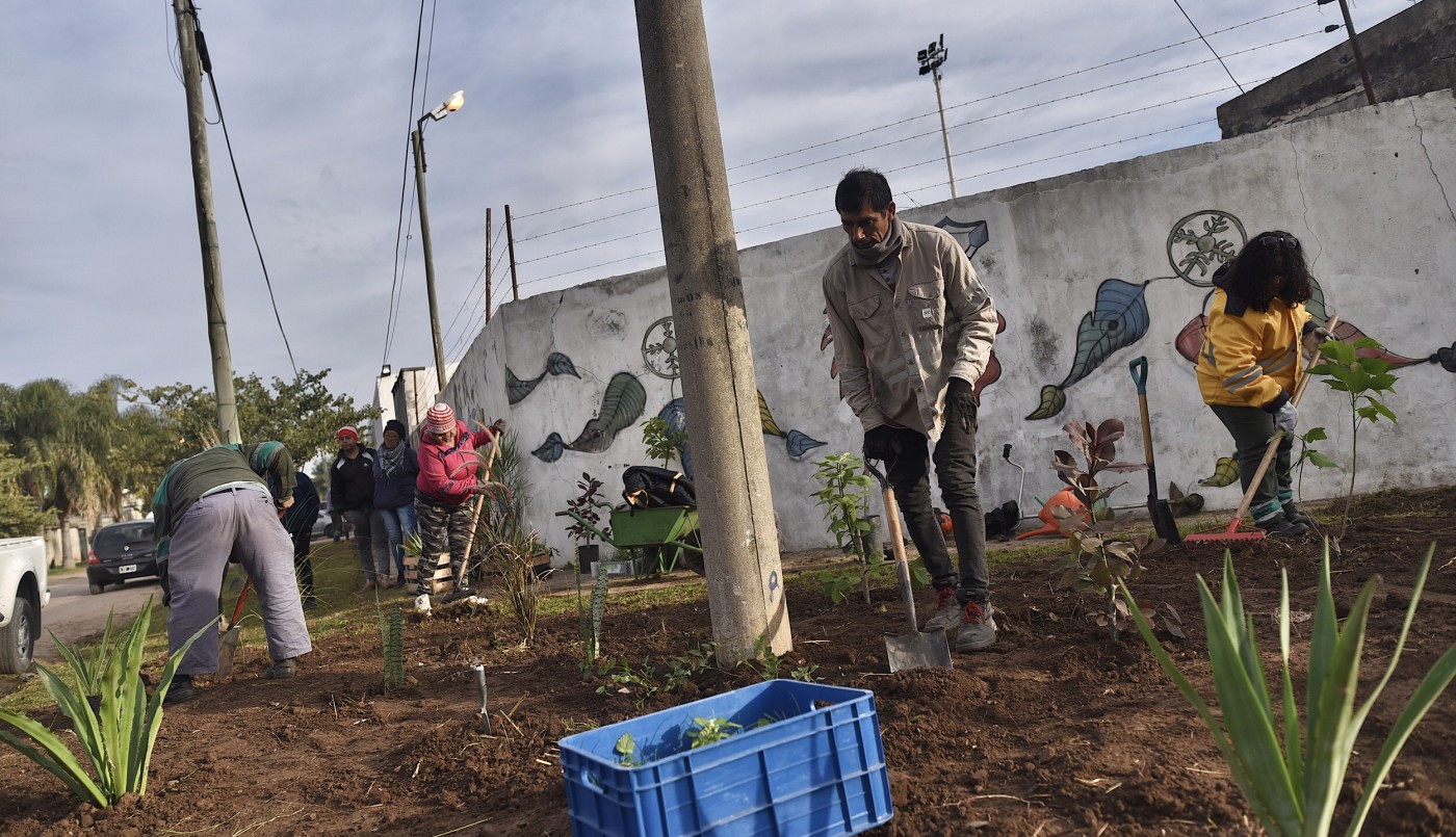 Vecinos realizaron una jornada de limpieza en torno al Club Pucará | Información General