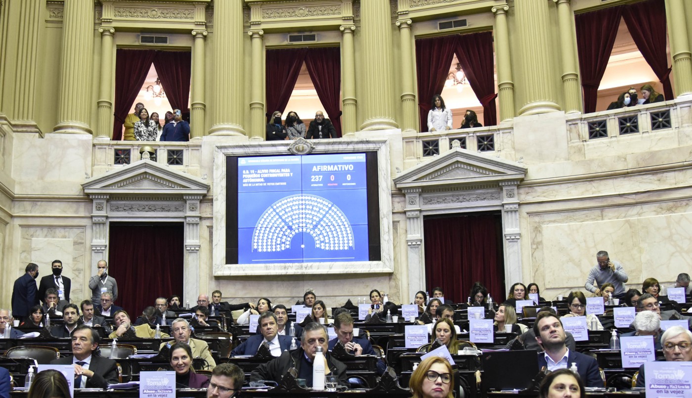 Diputados dio media sanción al alivio fiscal para monotributistas | Legislativas