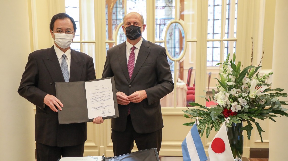 En Santa Fe, Perotti se reunió con el Embajador de Japón | Noticias