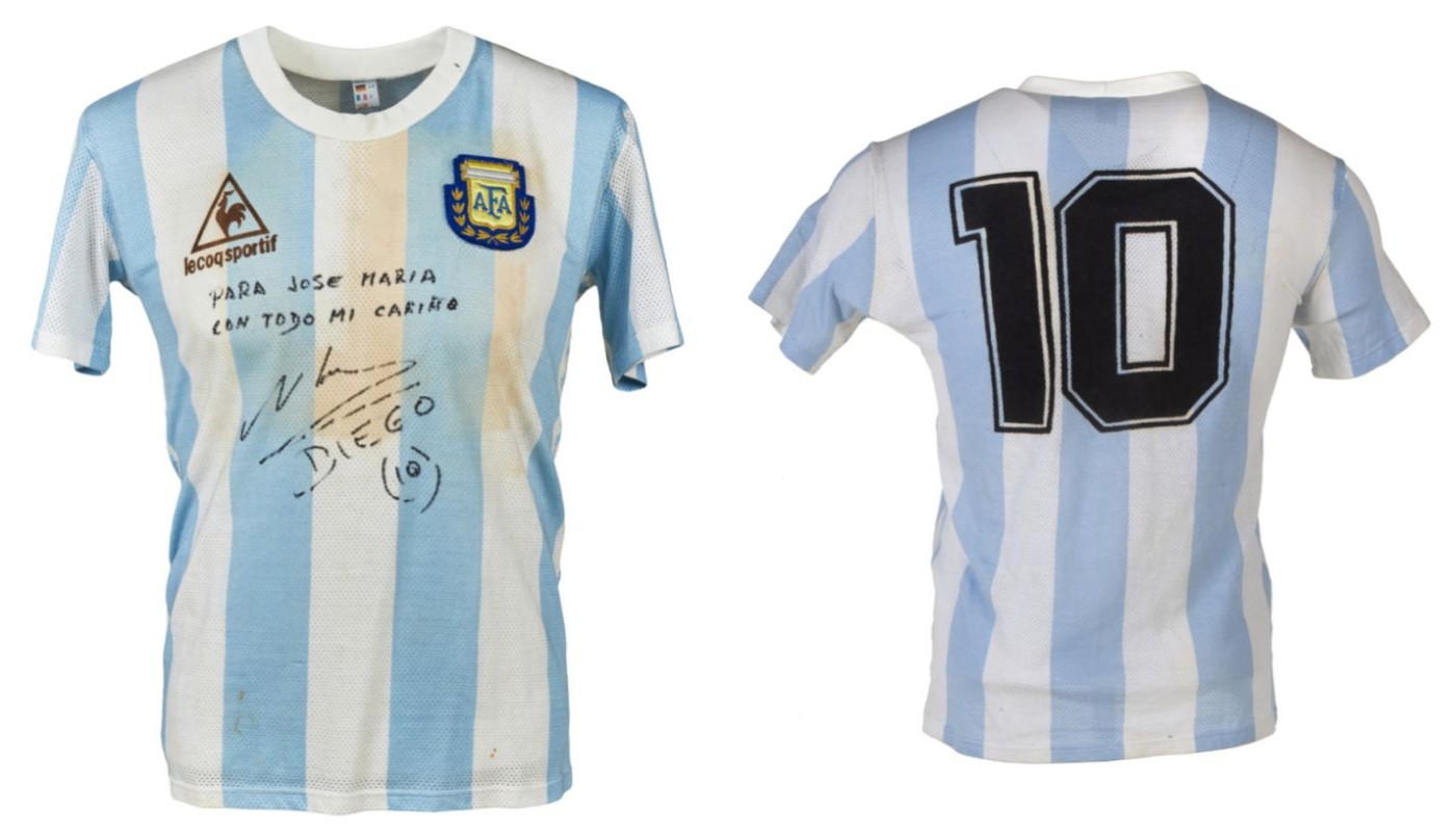 Subastaron en US$ 50.000 la camiseta que usó Maradona en la final del Mundila México 1986 | Deportes