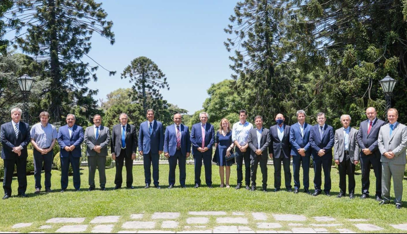 El Presidente recibe a los gobernadores en Casa Rosada, entre ellos Omar Perotti | Noticias