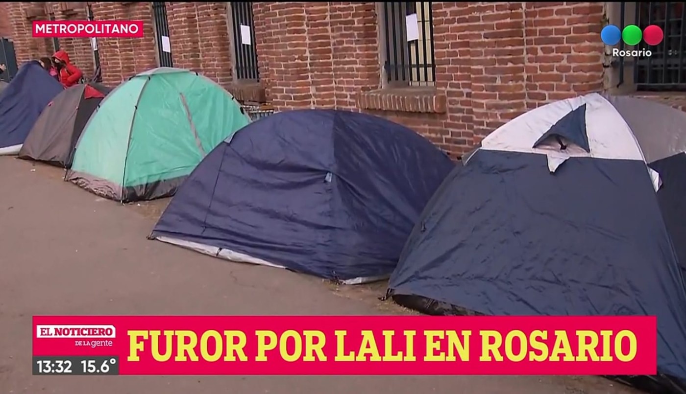 Furor por Lali en Rosario: acampan para conseguir un mejor lugar | Espectaculos