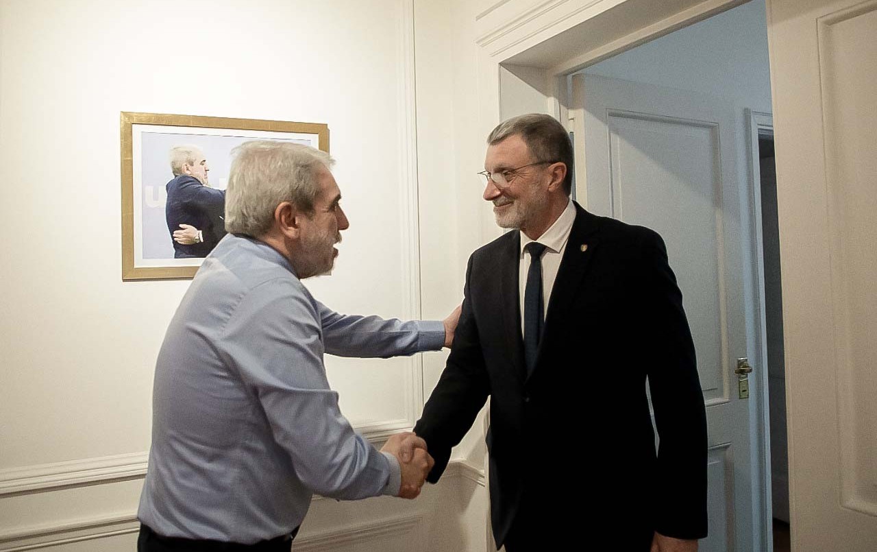 El ministro de Seguridad Rubén Rimoldi se reunió con su par nacional Aníbal Fernández | Noticias