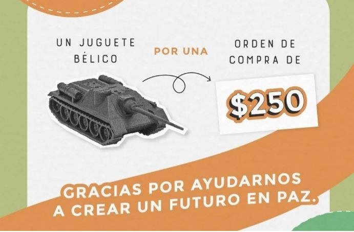 Mendoza: una juguetería cambia juguetes bélicos por un voucher con descuento | Nacionales
