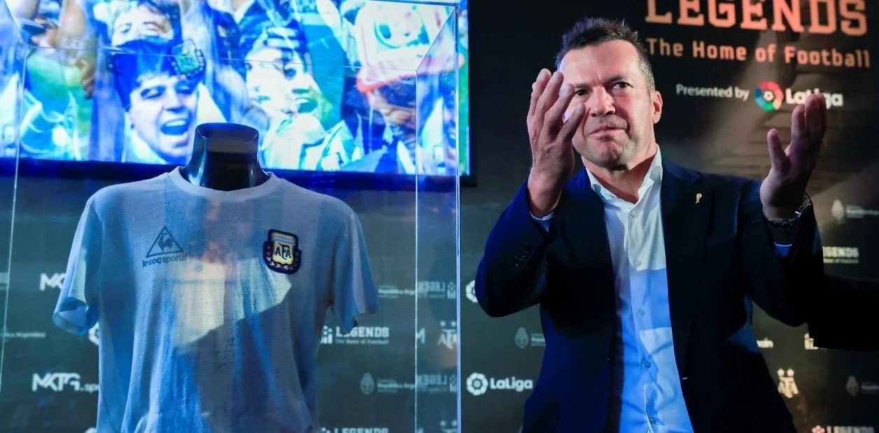 Lothar Matthaus donó la camiseta que usó Maradona en la final del México 1986 | Deportes