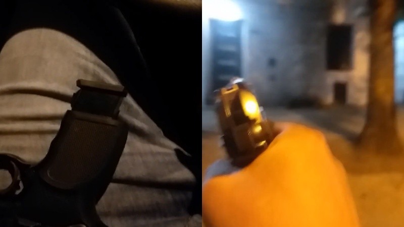 Preso con salidas transitorias se grabó baleando una casa | Noticias