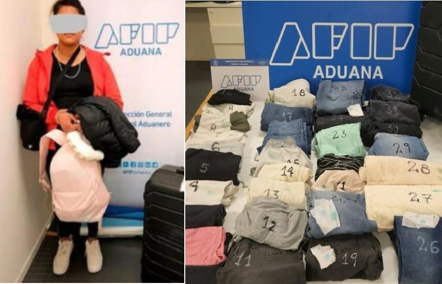 Detenida cuando intentaba viajar a Europa con 9 kilos de cocaína líquida en su ropa | Nacionales