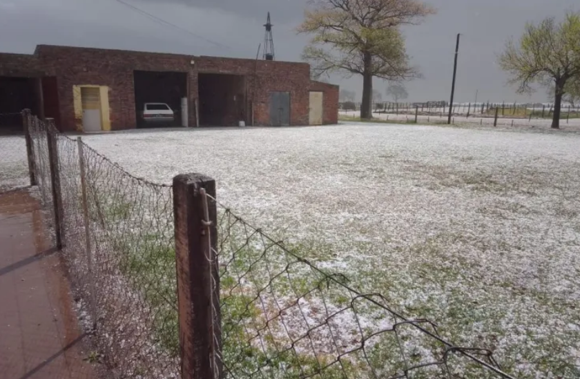 Los vecinos de Ramona aseguran que la primavera trajo nieve | Noticias