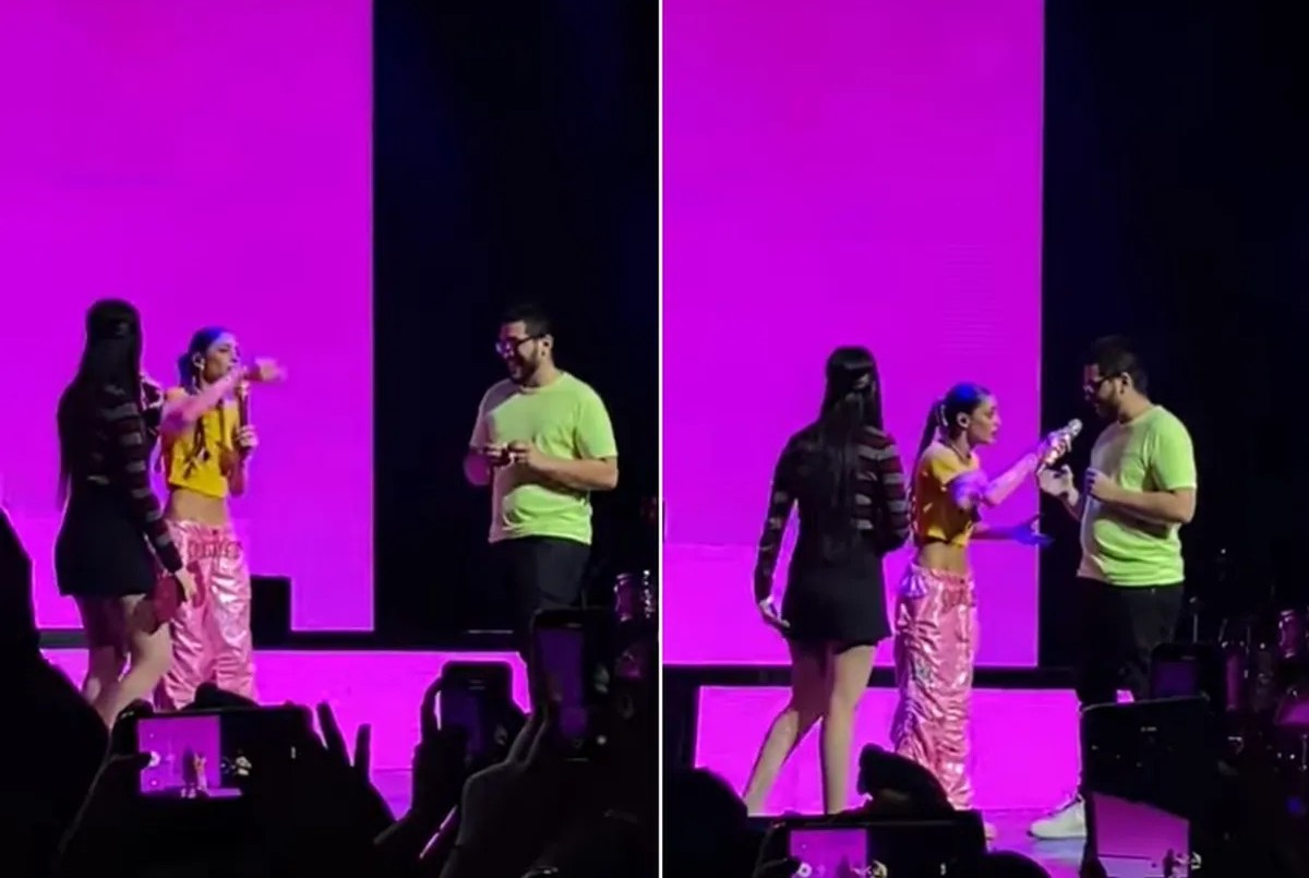 Romántica propuesta en medio de un show de Tini en Brasil | Espectaculos