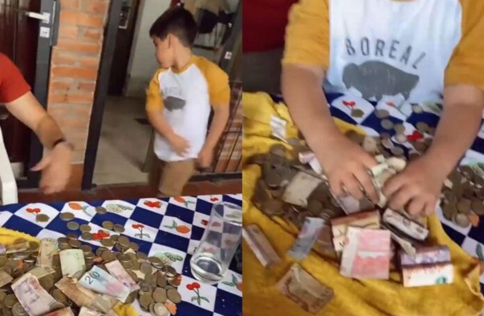 Un nene ahorró tres años y sólo pudo comprar 12 paquetes de figuritas | Redes