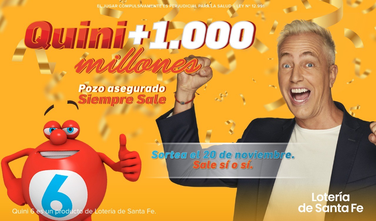 Lotería de Santa Fe lanza el “Quini +1000 millones” | Información General