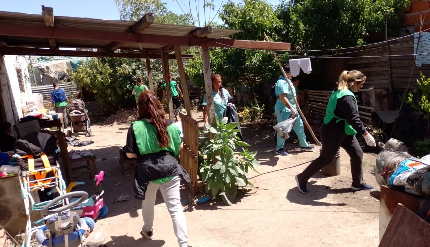 La Municipalidad trabaja en el mejoramiento ambiental de barrio La Ranita | Información General