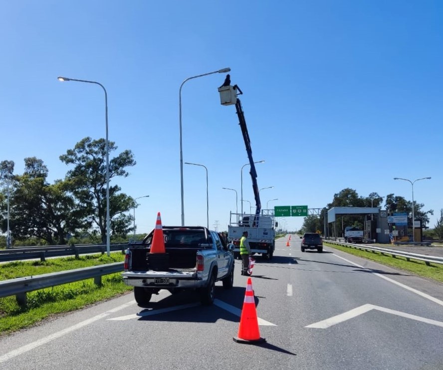 Comienza hoy el reemplazo de luminarias por artefactos LED en la ruta 168 | Noticias