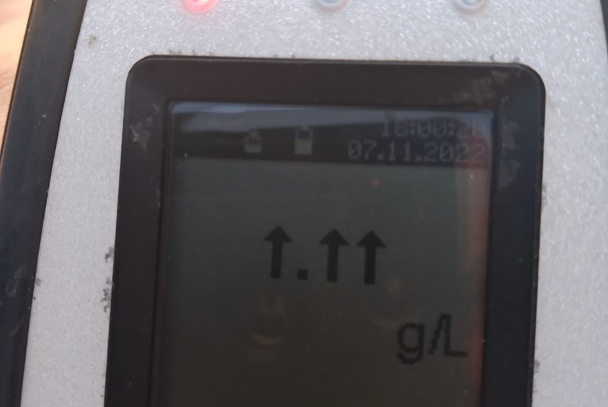 Le "ganó" al alcoholímetro: el récord de un motociclista en Bahía Blanca | Nacionales