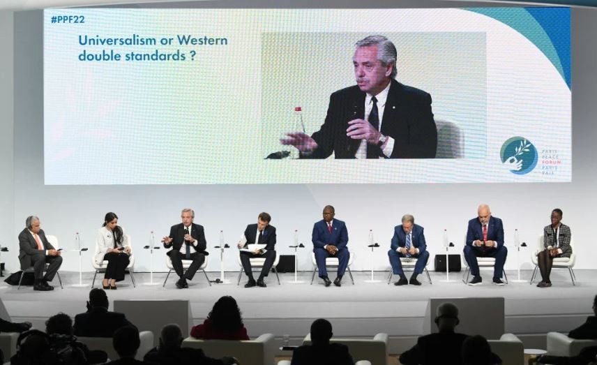 Alberto Fernández pidió que Ucrania y Rusia retomen el diálogo durante su participación en el Foro de París por la Paz | Nacionales