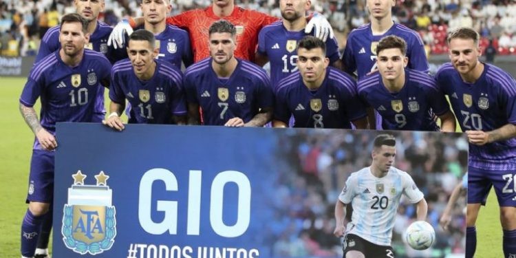 El homenaje de la Selección Argentina a Giovani Lo Celso | Deportes