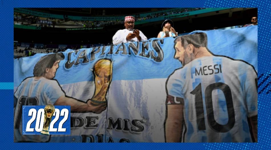 "Es para Diego que lo mira desde el cielo": Maradona presente en el debut argentino | Deportes