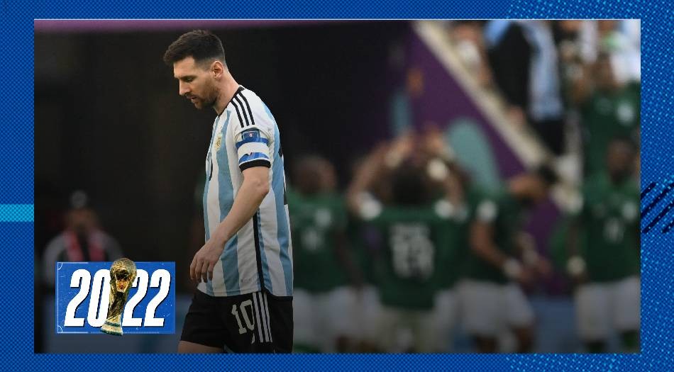 Mal debut: Arabia Saudita sorprendió y venció a Argentina por 2-1 | Deportes
