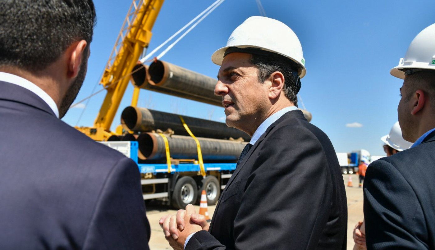 Massa acordó un crédito por 540 millones de dólares para un nuevo gasoducto | Nacionales