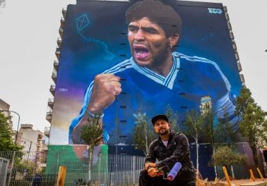 Invitan a votar por el Mejor Mural del 2022: compite el argentino Martín Ron | Información General