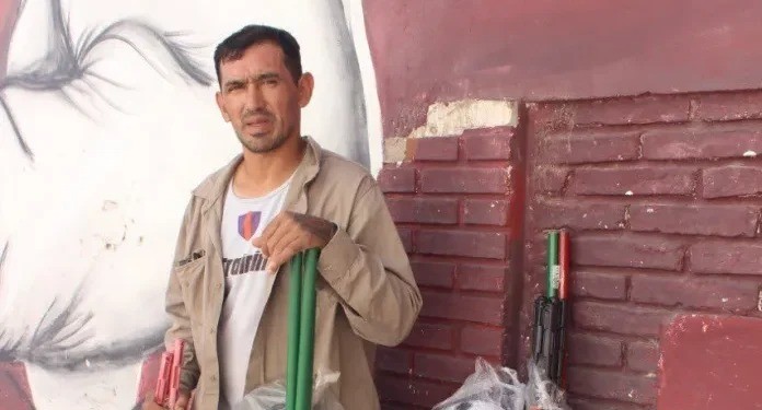 El arquero de Unión realizó una entrega de elementos al club Peñaloza | Buen Santa Fe