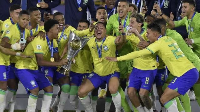Brasil venció sobre el final a Uruguay y se adjudicó el Sudamericano Sub 20 de Colombia | Deportes