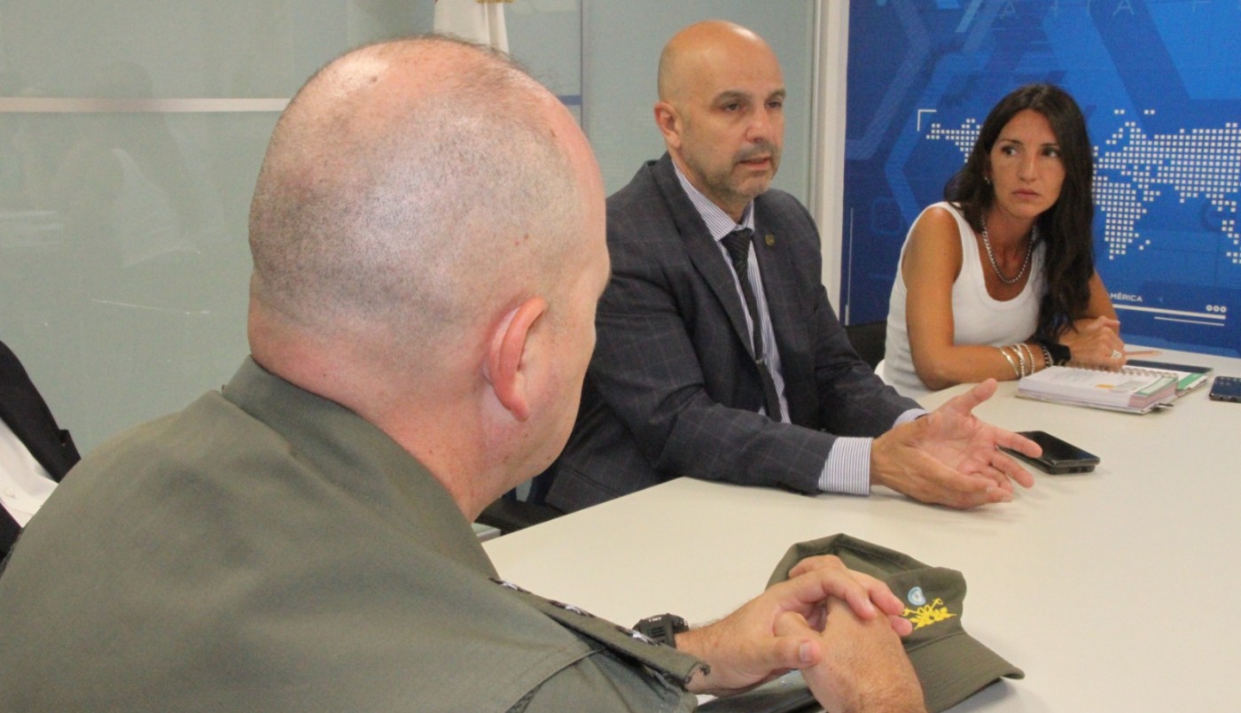 Brilloni se reunió con representantes de la Municipalidad de Rosario y las fuerzas federales | Noticias
