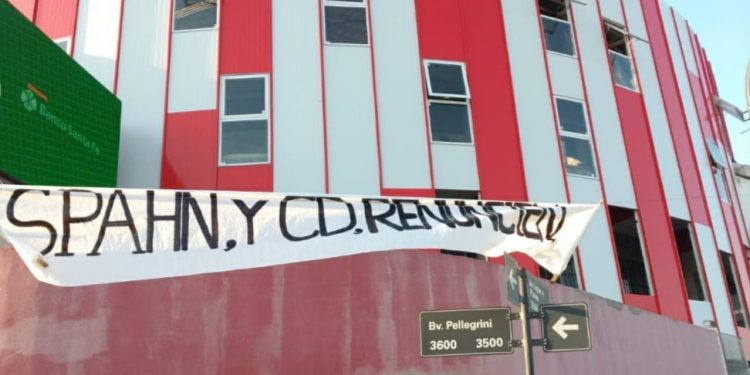 Fuerte pasacalles contra Spahn y la Comisión Directiva de Unión | Deportes