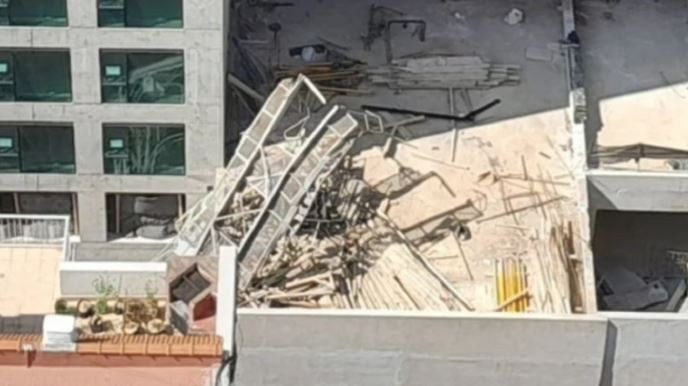 Vicente López: se cayó una grúa en un edificio en obra y dejó un muerto y un herido grave | Nacionales