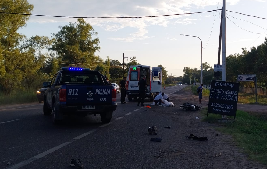 Un motociclista murió en un accidente fatal en la Ruta 1 | Noticias