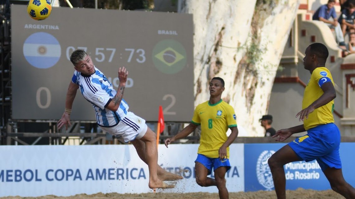 Argentina clasificó a semifinales de la Copa América de Fútbol Playa que se disputa en Rosario | Deportes