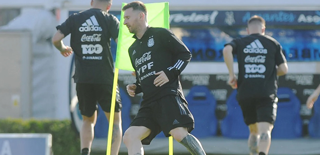Argentina tuvo su primer entrenamiento, previo al duelo con Panamá | Deportes
