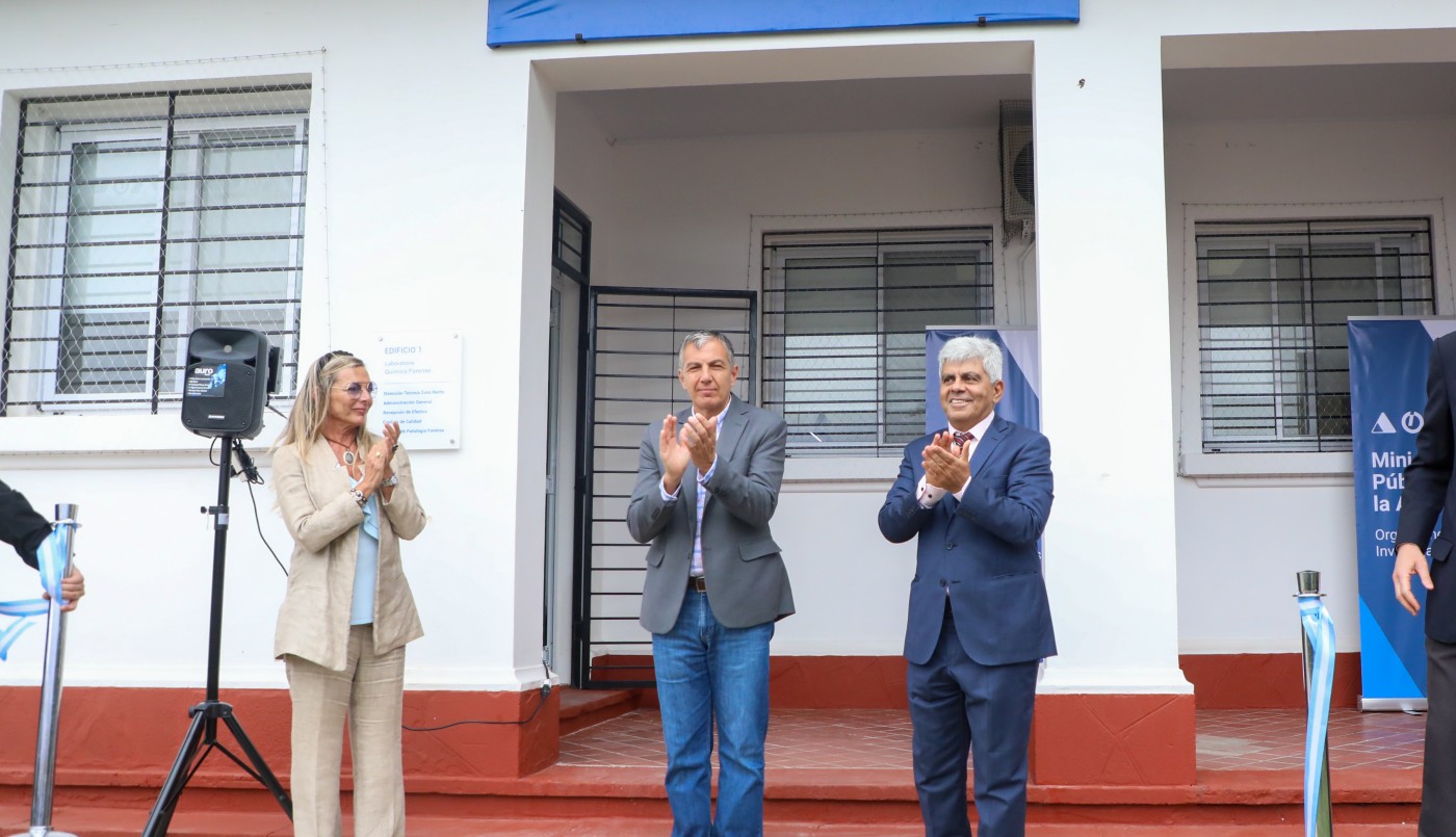 Se inauguró el Laboratorio Químico Forense del Organismo de Investigaciones del MPA | Noticias