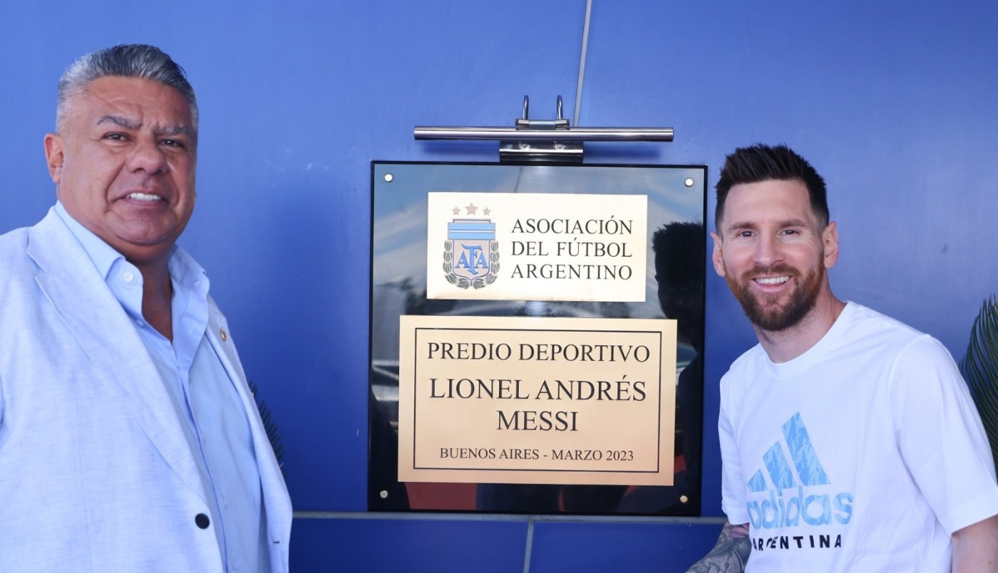 La AFA rebautizó su predio: ahora se llama "Lionel Messi" | Deportes