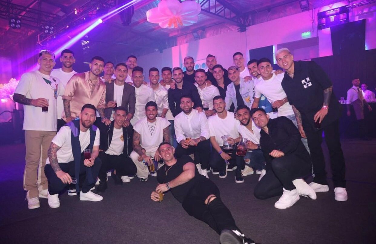 Los campeones del mundo celebraron con una fiesta privada en Ezeiza | Deportes
